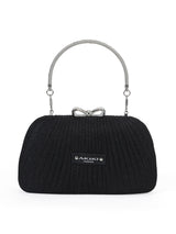 Barnet Small Frame Clutch Black