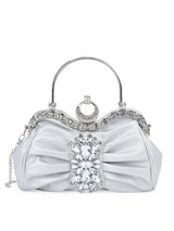 Kingston Small Frame Clutch Silver