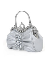 Kingston Small Frame Clutch Silver