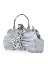 Ealing Small Handle Clutch Silver