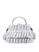 Richmond Small Handle Clutch Silver