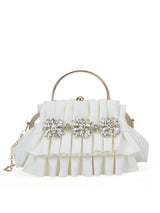 Richmond Small Handle Clutch White