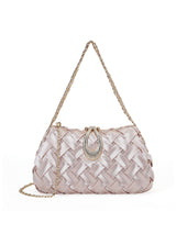 Suton Small Flap Clutch Rose Gold