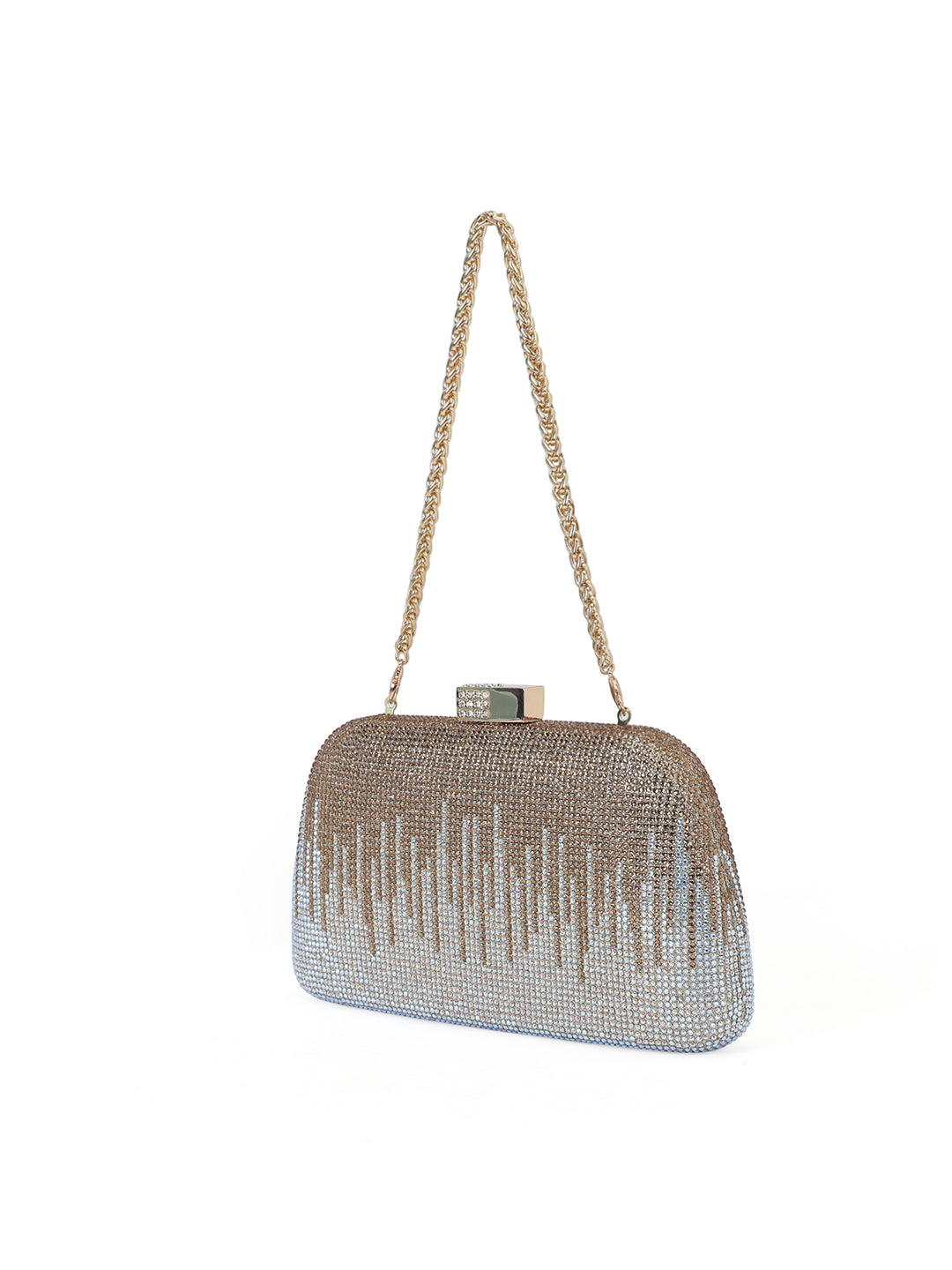 Brent Small Frame Clutch Gold