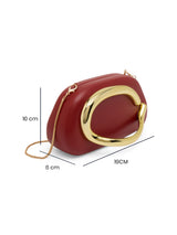 Devon Frame Clutch For Smallstylish Metal Handledetachable Chain Sling Bag