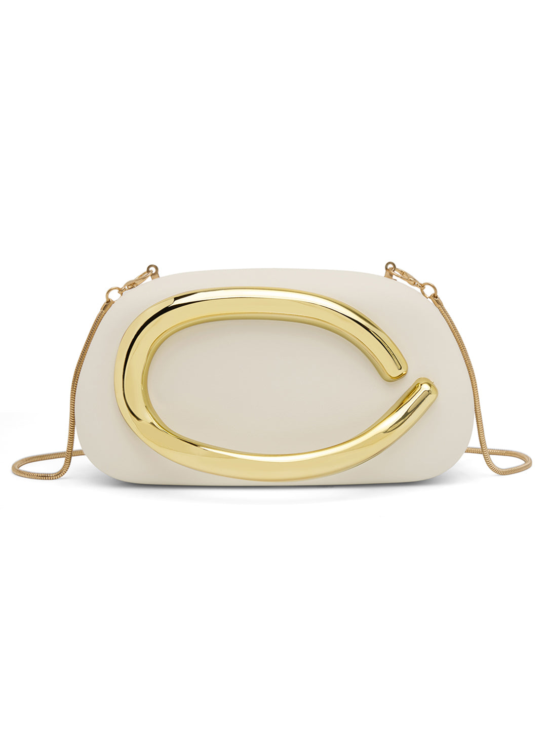 Devon Frame Clutch For Smallstylish Metal Handledetachable Chain Sling Bag