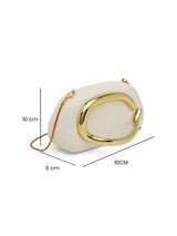 Devon Frame Clutch For Smallstylish Metal Handledetachable Chain Sling Bag