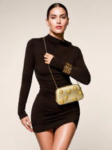 Dorset Frame Clutch For Smalldetachable Chain Sling Bag