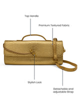 Derby Clutch For Mediumdetachable & Adjustable Sling Bag