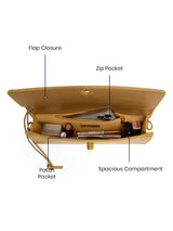 Derby Clutch For Mediumdetachable & Adjustable Sling Bag