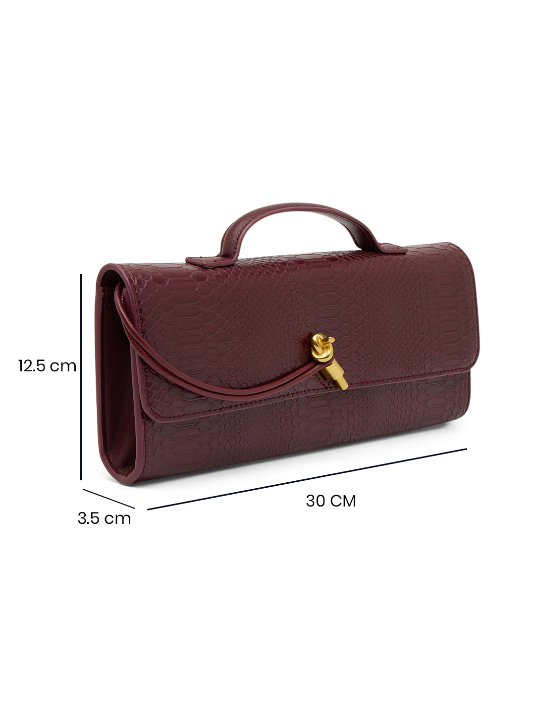 Derby Clutch For Mediumdetachable & Adjustable Sling Bag