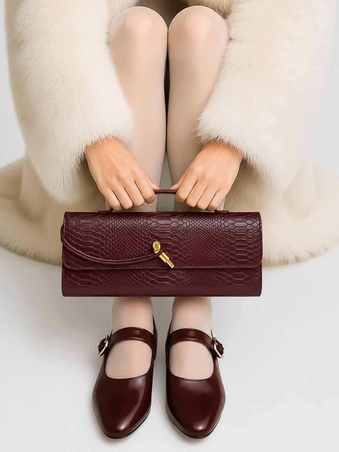 Derby Clutch For Mediumdetachable & Adjustable Sling Bag
