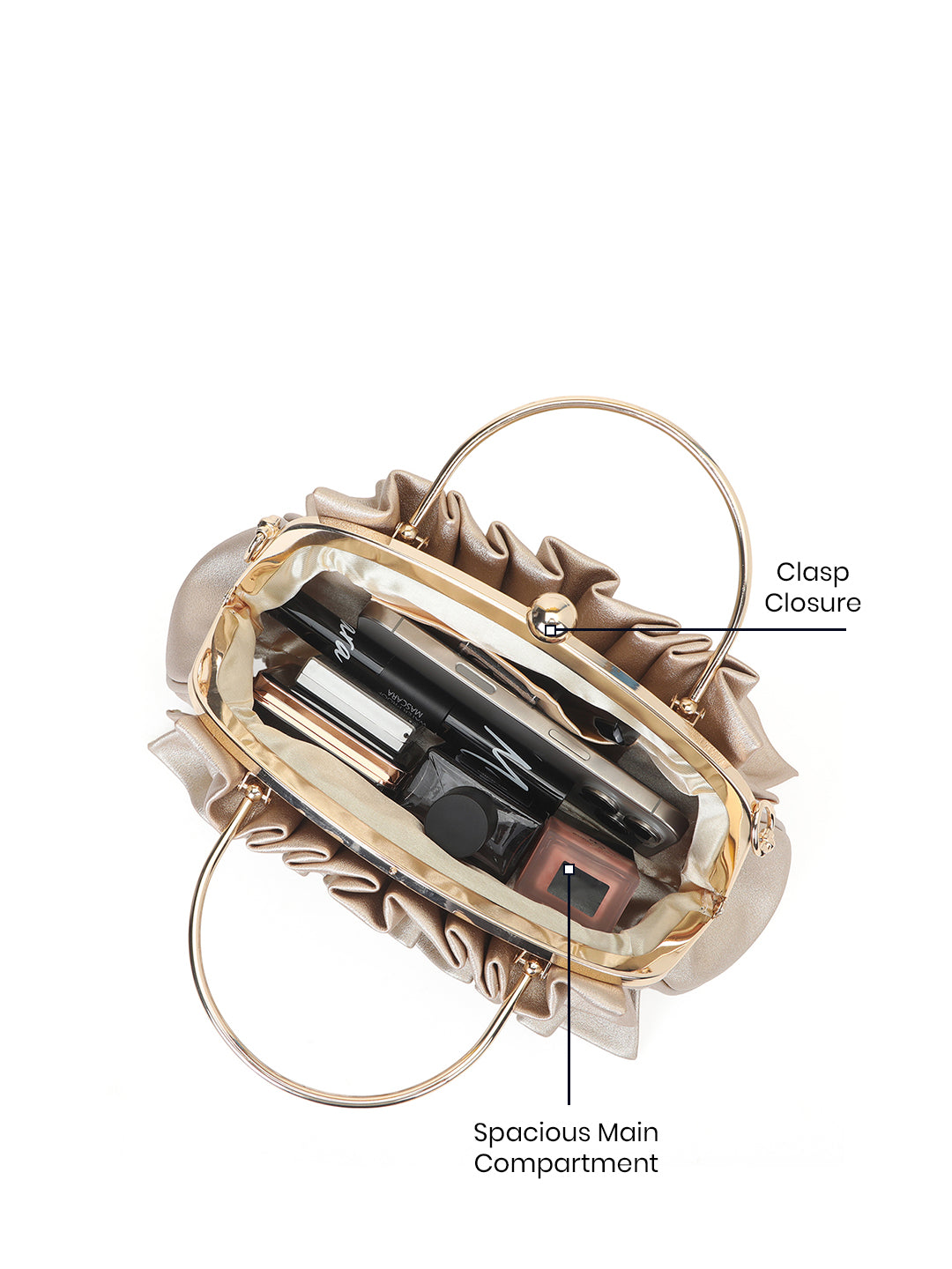 Richmond Frame Clutch  Small Detachable Chain Sling Bag