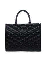 Paddington Extra Large Box Satchel Bag Black
