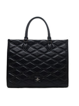 Paddington Extra Large Box Satchel Bag Black