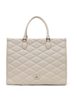 Paddington Extra Large Box Satchel Bag Off White