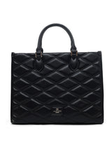 Paddington Large Box Satchel Bag Black