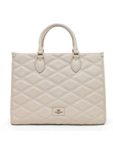 Paddington Large Box Satchel Bag Off White