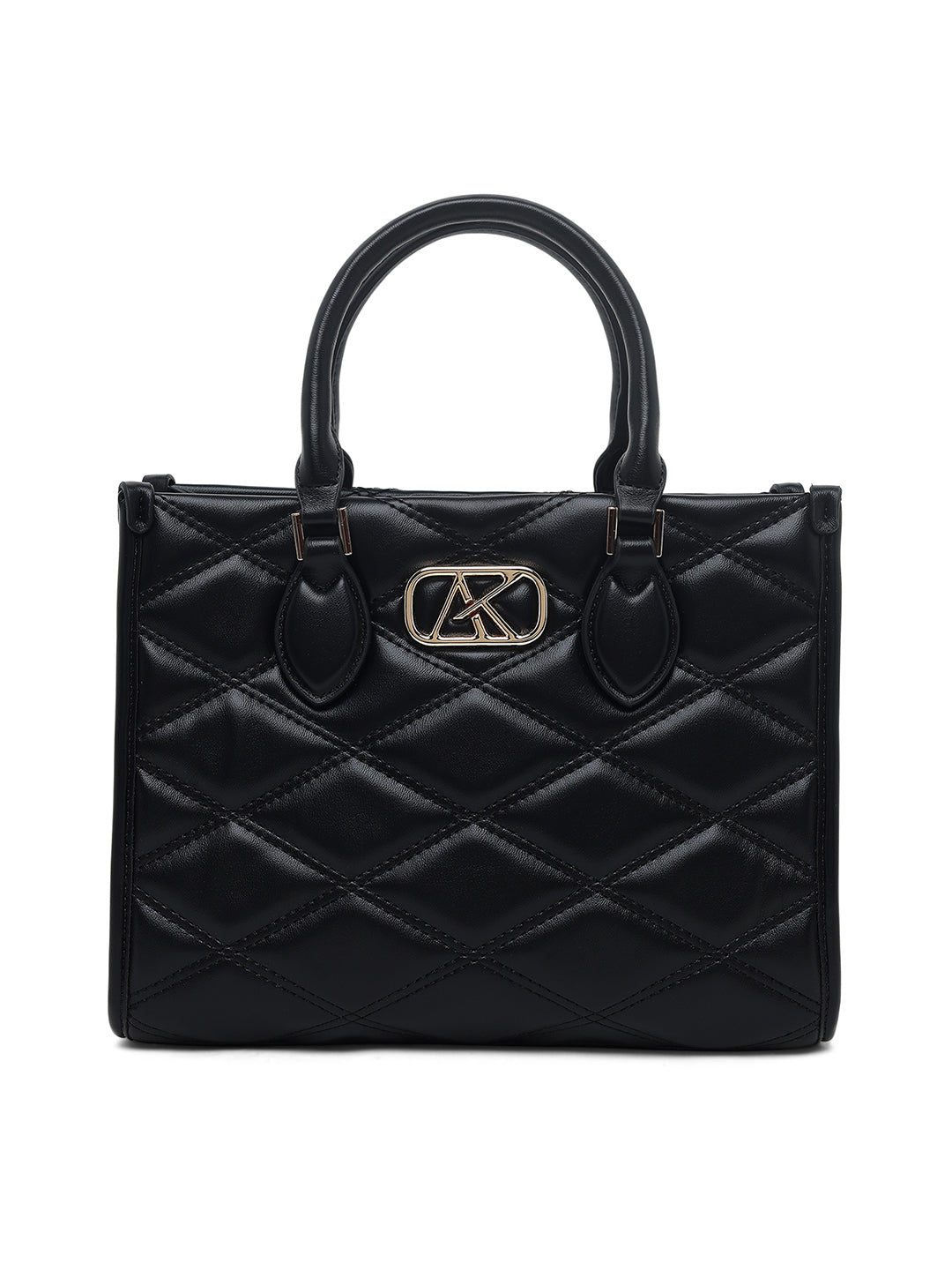 Paddington Medium Box Satchel Bag Black