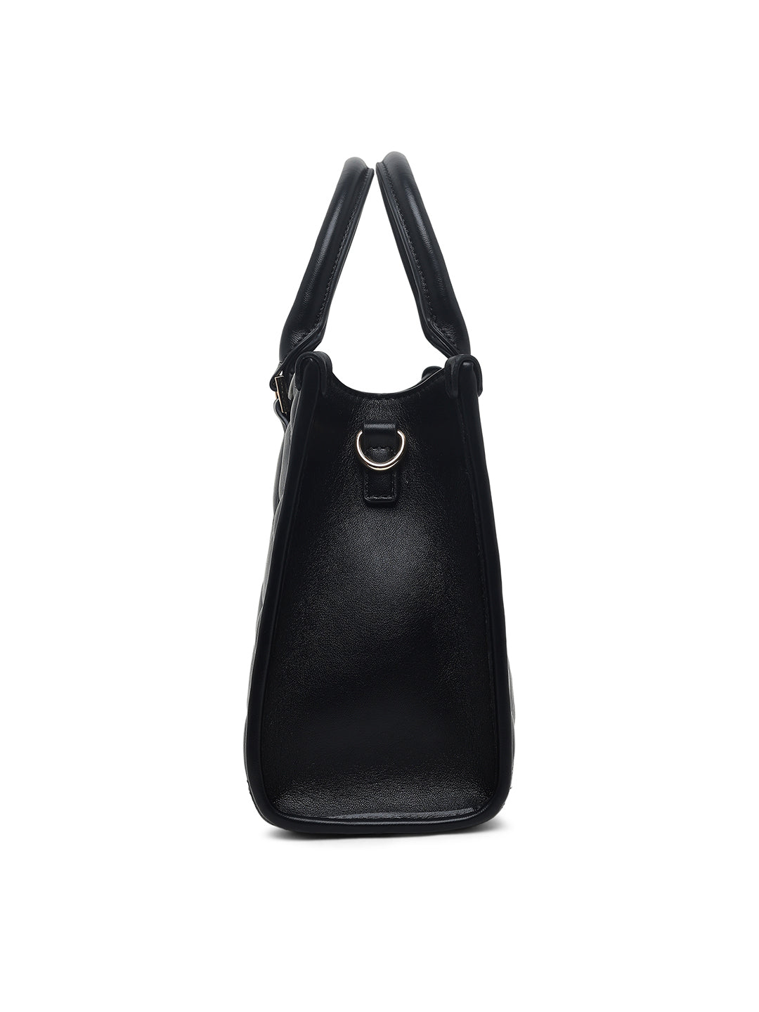 Paddington Medium Box Satchel Bag Black