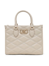 Paddington Medium Box Satchel Bag Off White