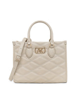 Paddington Medium Box Satchel Bag Off White