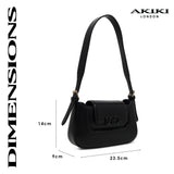 Soho Flap Small Hobo Bag Black