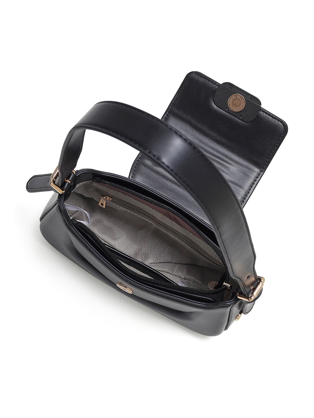 Soho Flap Small Hobo Bag Black