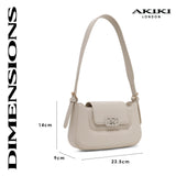 Soho Flap Small Hobo Bag Off White