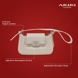 Soho Flap Small Hobo Bag Off White