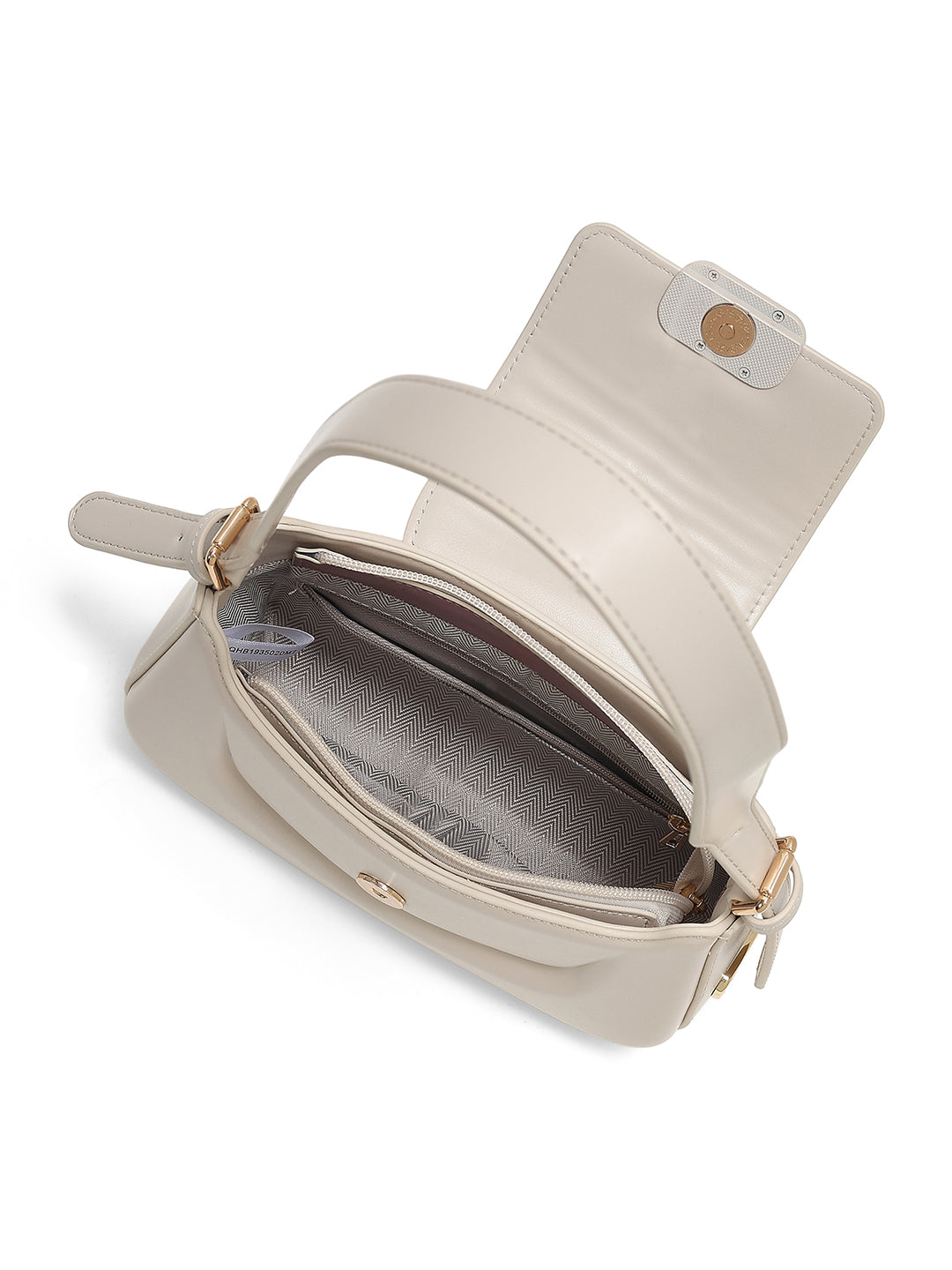 Soho Flap Small Hobo Bag Off White