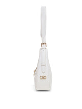 Greenwich Flap Small Hobo Bag White