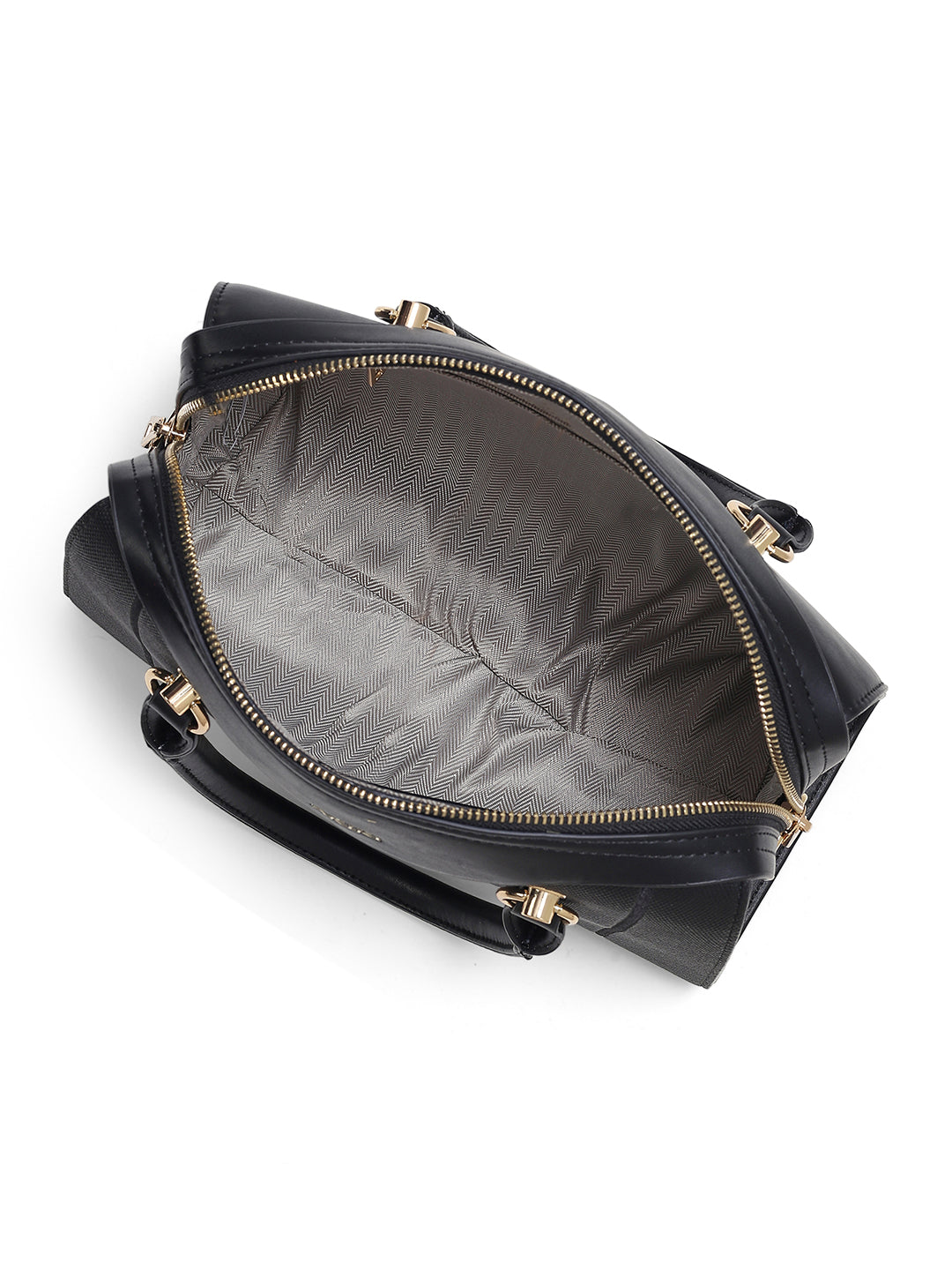 Elizabeth Medium Satchel Bag Black