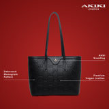 Regent Medium Tote Bag Black