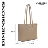Regent Medium Tote Bag Beige