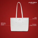 Regent Medium Tote Bag White