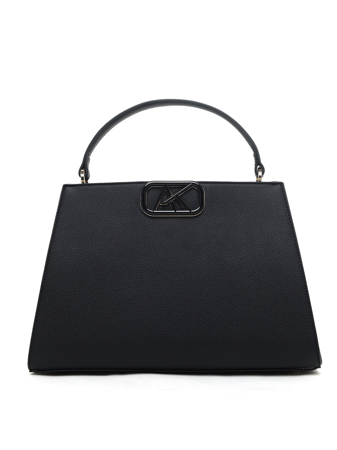 Leicester 2 Compartments Large Satchel Bag Black