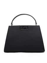 Leicester 2 Compartments Large Satchel Bag Black