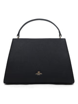 Leicester 2 Compartments Large Satchel Bag Black