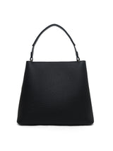 Thames 3 Compartments Large Bucket Bag Black