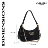 Kent Small Hobo Bag Black
