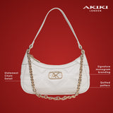 Kent Small Hobo Bag White