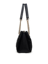 Piccadilly 3 Compartments Small Satchel Bag Black