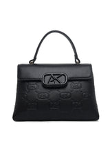 Strand 2 Compartments Small Satchel Bag Black