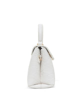 Strand 2 Compartments Small Satchel Bag White