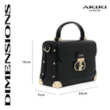 Westminster Small Satchel Bag Black