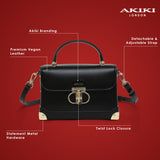 Westminster Small Satchel Bag Black
