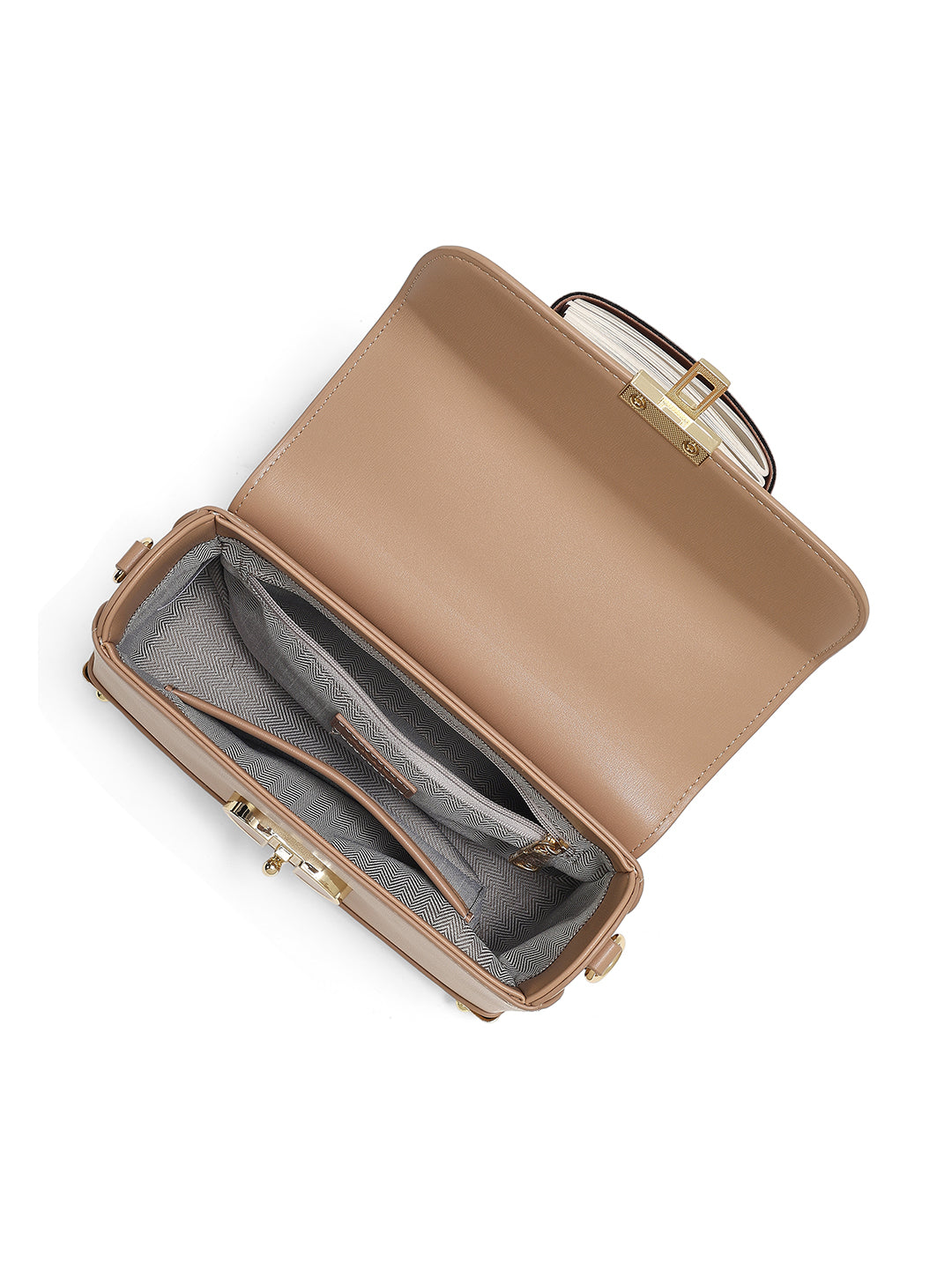 Westminster Small Satchel Bag Beige