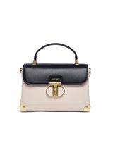 Westminster Small Satchel Bag White/Black