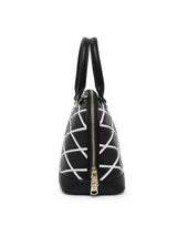 Buckingham Medium Dome Satchel Bag Black